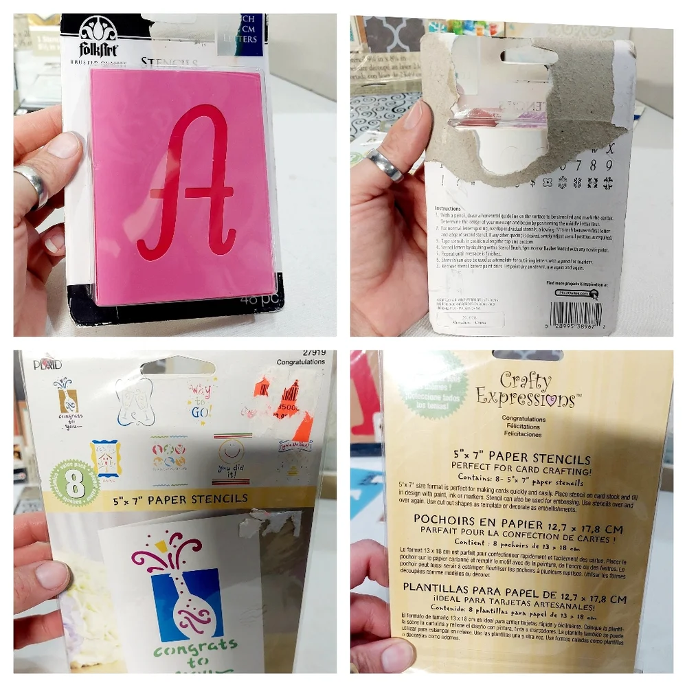 Stencils bundle (1021) - Picture 2 of 6